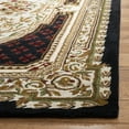 thumbnail image 7 of SAFAVIEH Classic Flanagan Floral Bordered Wool Area Rug, Black, 9'6" x 13'6", 7 of 7