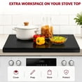 thumbnail image 4 of Large Acrylic Cutting Board with Lip, 25x20cm Chopping Board and Countertop Protector for Kitchen and Home Use, 4 of 8