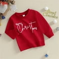 thumbnail image 4 of KVPLBQFD Christmas Shirts for Family Funny Christmas Tee Shirts Girls Sweatshirt Size 10-12 Cotton Tshirts Toddler Girl Sweatshirt 2t Girls Clothes, 4 of 7