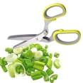thumbnail image 3 of 5 capas Tijeras de cocina Sunnimix Tijeras de hierbas de Acero inoxidable Gadget Herramienta de cocina, 3 of 8