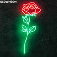 thumbnail image 3 of Glowneon Rose Neon Sign, Rose Flower Girl Room Led Sign, Mom Gifts, 3 of 5
