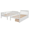 thumbnail image 6 of Stairway Twin-Over-Twin Bunk Bed with Three Drawers for Bedroom, Dorm - White, 6 of 13