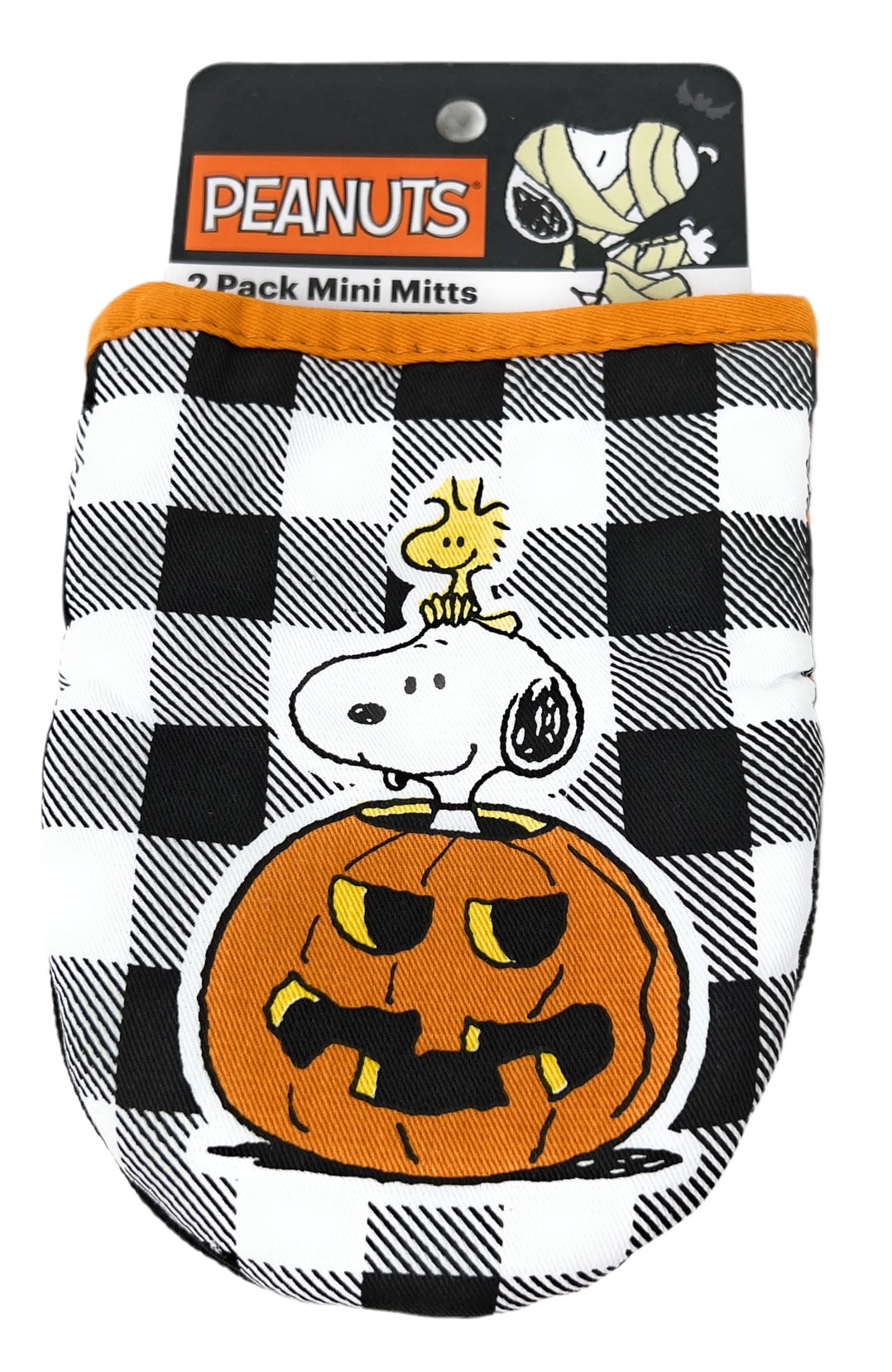 New Snoopy Halloween Scary Official Peanuts Oversized Oven Mitt