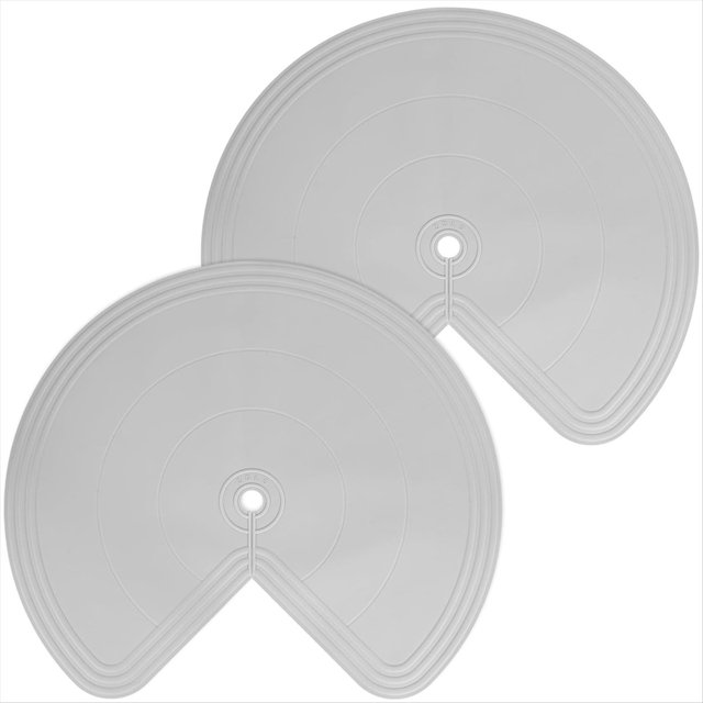 Revestimiento para Estantes Lazy , Revestimiento de Silicona Lazy para Organizador Lazy de Dos Niveles con de Tarta, Tapete Térmico Antideslizante, 2 Piezas