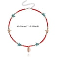 thumbnail image 2 of HSHDLDF Collier Coquillage Puka pour Femmes Hommes Collier Surfeur Coquillage Cordon Collier Collier Ras du Cou Perles Colorées Collier Ajustable Été Boho Hawaii Boucle Perle Collier Bijoux Coquillage Naturel, 2 of 6