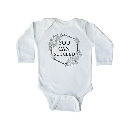 

Inktastic You Can Succeed Gift Baby Boy or Baby Girl Long Sleeve Bodysuit