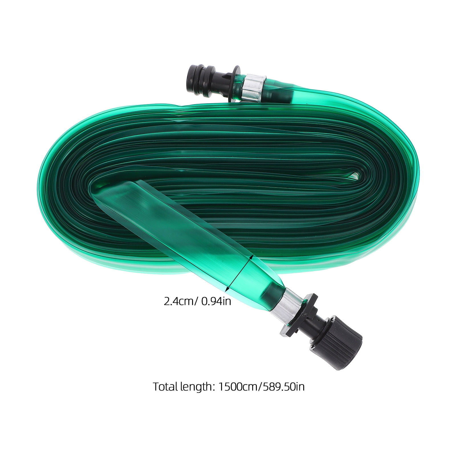 FOMIYES Garden Hose Sprinkler Hose Green PVC 1Pack