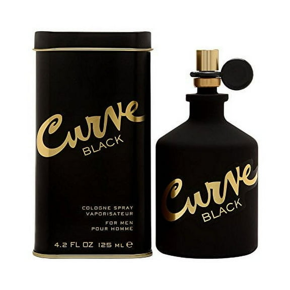 Men's Cologne Fragrance Spray by Curve, Casual Cool Day or Night Scent, Curve Black, 4.2 Fl Oz