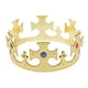 thumbnail image 2 of Nuevo Oro Plástico Rey Reina Joya Natividad Majestuosa Sombrero BLESIY Corona de plastico, 2 of 6