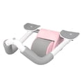 thumbnail image 3 of Rueda abdominal de rebote automático con soporte para codo, entrenamiento de fuerza, pantalla inteligente, rodillo de entrenamiento central, color rosa, 3 of 9