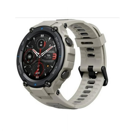 Amazfit A2013-DG T-Rex Pro Smart Watch for Men Rugged Outdoor GPS Fitness Watch, 15 Military, Desert Grey