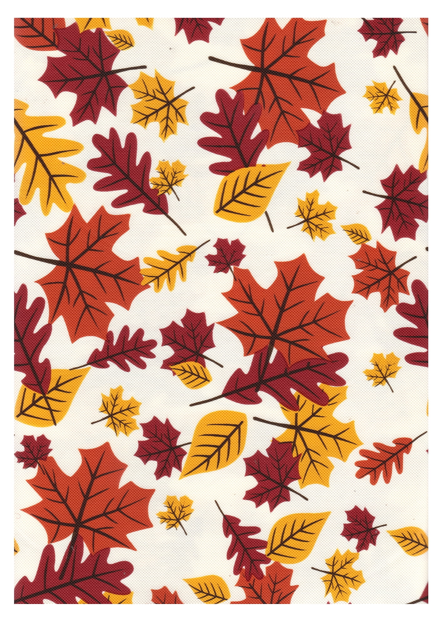 Kane PEVA Vinyl Autumn Tablecloth, Falling Leaves, 60 inches