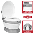 thumbnail image 3 of Baño Entrenador para Niños con Asiento Acolchado Antideslizante Diseño Realista - Gris, 3 of 6
