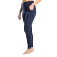 thumbnail image 6 of Fishers Finery Ecofabric Active Workout Legging High Waist Yoga Pant; Moisture Wicking Breathable Fabric (Navy, XS), 6 of 6