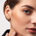 thumbnail image 2 of GIALLO | Aretes de oro 14K broquel Círculos entrelazados oro amarillo GIALLO Para bebés, niñas y mujeres, 2 of 4