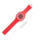 thumbnail image 4 of EeaseMX Reloj electrónico digital elegante con pulseras noctilucentes coloridas e impermeables para mujeres y hombres (rojo), 4 of 8
