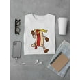 thumbnail image 3 of Martial Arts Hot Dog T-Shirt Men -SPIdeals Designs, Male Large, 3 of 4