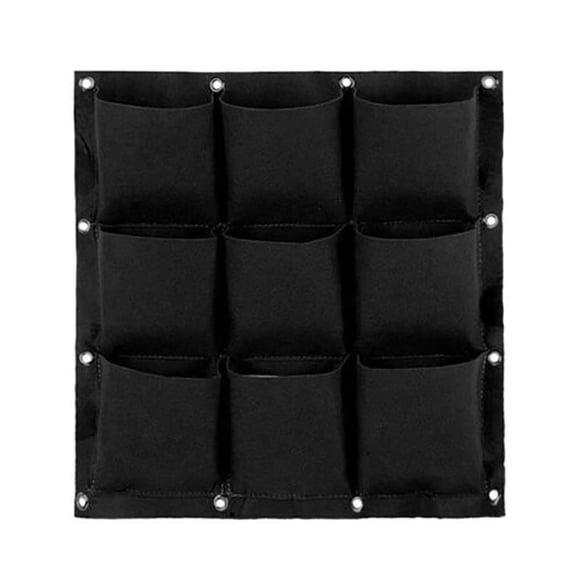 fastboy Sacs de Plantation Muraux Sac de Jardinière Vertical Poche de Culture de Fleurs 9 Poches pour Légumes Fleurs Plantes