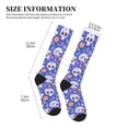 thumbnail image 2 of Lsque flower Skull cartoon Pattern Sport Compression Socks for Men & Women 15-20 mmHg Knee High Nurse Pregnant Running Medical and Travel Athletic, 2 of 6
