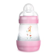 MAM Baby Bottles for Breastfed Babies, MAM Baby Bottles Anti-Colic, Girl, 5 Ounces, 1-Count
