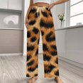 thumbnail image 2 of Animal Cheetah Print Pajama Pants Breathable with Pockets Pajamas For Lady Vintage Sleeping Pants Bedroom Homewear, 2 of 6