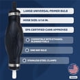 thumbnail image 4 of Five Oceans 5/16-Inch Fuel Primer Bulb,Universal Outboard Fuel Line Primer Bulb, Large EPA/CARB Approved, Compatible with Ethanol Blended Fuels - FO4516, 4 of 9