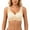 Beige, variant on Bras for Senior Women No Underwire Front Closure Button down Bra Convenient Comfortable Everyday Bras for Easy Wear Red L