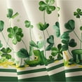 thumbnail image 5 of St Patricks Day Tablecloth, Green Oval Tablecloth 54x72 Inch, Polyester Waterproof Tablecloth, Shamrock Gold Coins St. Patrick''s Day Holiday Kitchen Table Decoration for Dinner, Party, 5 of 6