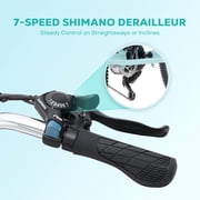 Viribus MC 350 Electric Tricycle for Adults, 24 7-Speed Folding Electric Tricycle with 350W Motor 36V 13Ah Battery Blue,Certified to UL 2849 by SGS