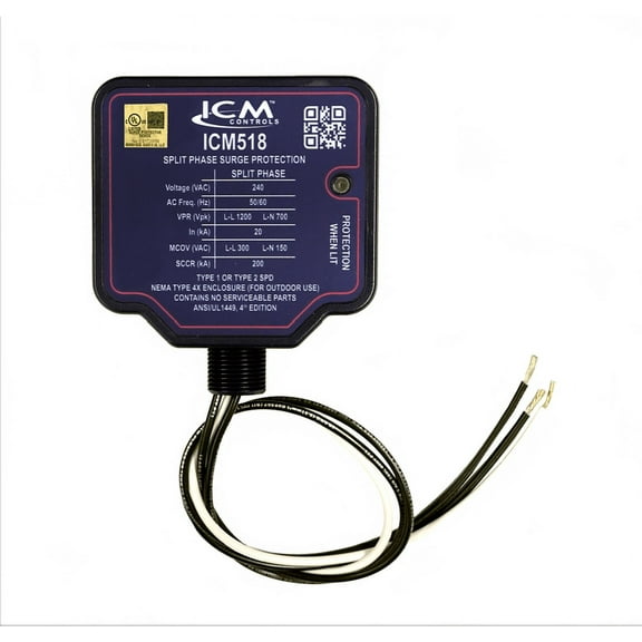 Whole House Surge Protective Device for 240 VAC Split-Phase Configuration