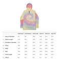 thumbnail image 4 of Colortone Tie-Dye Multicolor Long Sleeve Hoodies Adult Men Unisex, 4 of 4