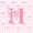White Pink H, variant on Erosebridal Cute Stars Bowknot Kids Twin Comforter Sets,Pink Letter M Alphabet Bedding Set For Girls,Pink Reversible,2-Piece