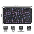 thumbnail image 5 of Purple Halloween Ghost Pumpkin Skull Pattern Door Rugs,Washable Non Slip Door Mats Indoor,Decorative Door Mats,Entry Mat Indoor for Entrance,Bedroom,Kitchen,Bathroom,30"x17", 5 of 6