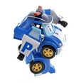 thumbnail image 3 of Robocar Poli Transforming Robot, 4" Transformable Action Toy Figure Vehicles, Police Emergency Vehicle Playset, Holiday Birthday Rescue Car Toys Gift For Boys Girls Age 1 2 3 4 5, 3 of 8