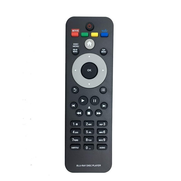 New Remote Control Fits for PHILIPS BLU-RAY DISC PLAYER BDP5010 BDP5406 BDP5406/F7