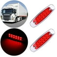 thumbnail image 4 of SCITOO fit for Boats Truck Trailer Pickups Universal Side Lights 12LED 2X Red Side Marker Clearance Lights Tail Lamps 12V Trailer Clearance Lights, 4 of 4