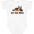 thumbnail image 3 of Inktastic Napping Dis Tew Much German Shepherd Boys or Girls Baby Bodysuit, 3 of 5
