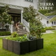 thumbnail image 2 of Tierra Verde 48-Inch x 48-Inch Raised Garden Bed for Patios or Decks, Black, 2 of 9
