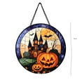 thumbnail image 3 of kcavykas Halloween Glass Pendant Ornament Hanging Window Sun Catcher Garden Wall Decorative Spooky Party Decoration Today’s Must-Have Bargains, 3 of 5