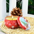 thumbnail image 4 of Clearance! Christmas Atmosphere Scented Candles Santa Tinplate Box Scented Soy Candles, 4 of 4