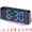 Black Pink, variant on Unique Bargains Dimmable Dual Alarm Clock with Snooze Function 6.3" x 1.6" x 2.6"