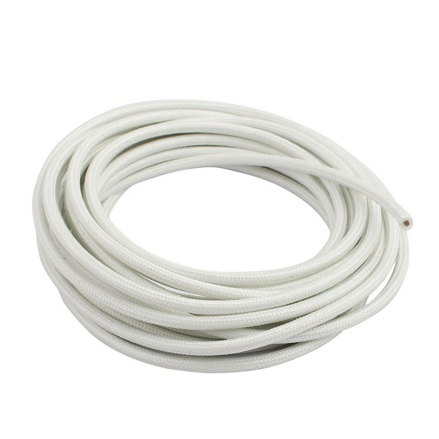 Unique Bargains 2.5mm2 Copper Conductor High Temperature Wire Cable White 4M Length