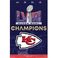 thumbnail image 2 of NFL Kansas City Chiefs - Super Bowl LVIII Team Logo Canvas Wall Poster, 22.375" x 34", 2 of 4