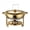 All Golden 1 set, variant on of 5QT Golden Stainless Steel Chafing Dishes Designed for Buffets, Featuring Removable Lid Holders. Ideal for Parties, Weddings, And Catering, Specifically for Cooking Purposes. (only for cooking)