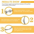 thumbnail image 4 of OULII Throttle Cable Kit 1Set Silver 124.5X0.8in Aluminum Alloy for Engine Compatibility, 4 of 8