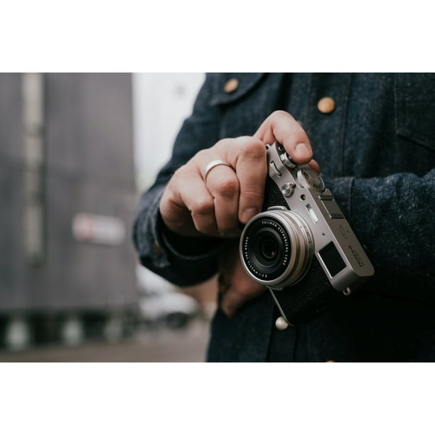Fujifilm X100V カメラ Fujifilm X100V Silver Compact Digital Camera Single Focus