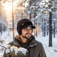 thumbnail image 2 of Torocky Coldshield Trapper, Rocky Coldshield Trapper, Tuque de Baseball Chaude et Stylée pour Homme Doublée de Fourrure avec Bord et Cache-Oreilles, 2 of 7