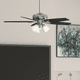 thumbnail image 3 of Ventilador de Techo Hunter Newsome Níquel Cepillado con tres luces 52 Pulgadas, 3 of 5