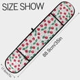 thumbnail image 3 of Dailycode Double Sided Oven Mitt with Loop Heat Resistant Kitchen Long Potholders 7" x 35" Cherry Fruit with Leaf, 3 of 6