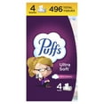 thumbnail image 1 of Puffs Pañuelos Faciales Ultra Suaves 4 Cajas de 124 Pañuelos, 1 of 9